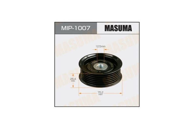 MIP1007 Masuma Ролик приводного ременя, паразитний