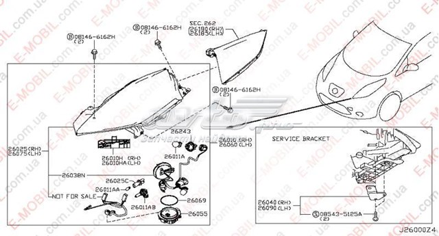 Модуль управління світлом фар Nissan/Infiniti A1K3100001 ціна, від 33.11 USD