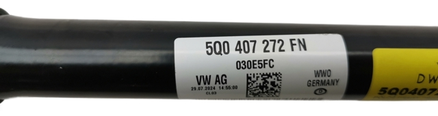 Привід правий VAG 5Q0407272FN