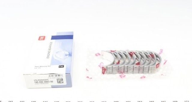 Вкладиші коленвала, корінні, комплект, стандарт (STD) NE/NPR 180050000300 ціна, від 28.74 USD