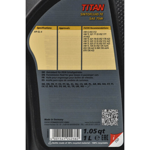 TITANSFLUIDFE75WGL41L Titan 