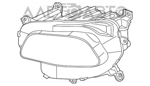 Кронштейн бампера заднього, зовнішній лівий Subaru Forester (SK) (Субару Форестер)