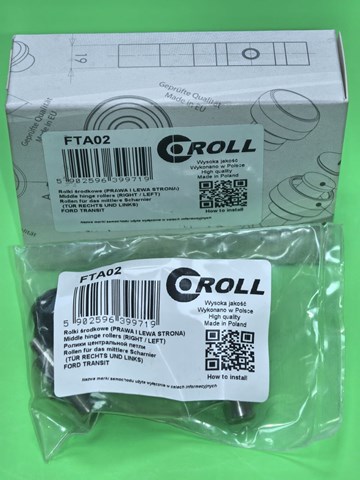 FTA02 Roll Ролик дверей бічних/зсувних, правий центральний
