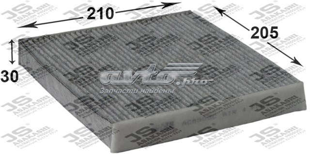 Повітряний фільтр салону JS Asakashi AC8503C