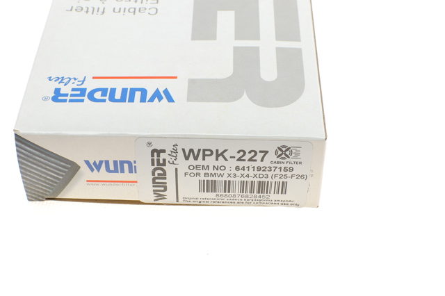 Купити WPK227 Wunder Фільтр салону вугільний
