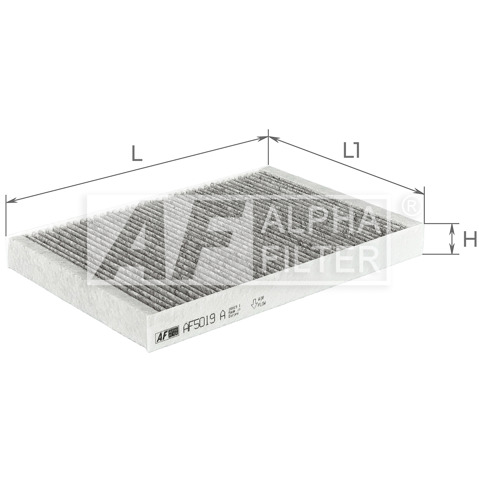 Фільтр салону AF5019A Alpha Filter