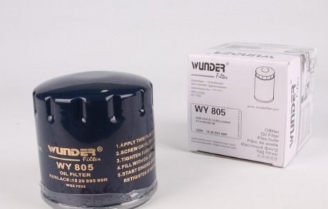Масляний фільтр двигуна Wunder WY805 ціна, від 5.13 USD