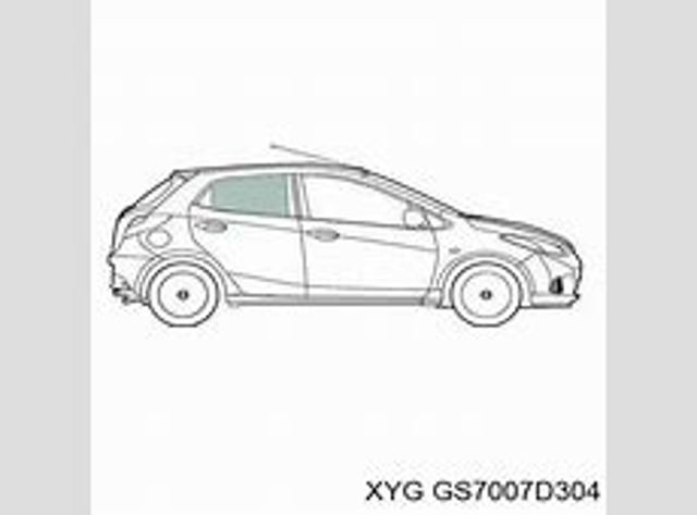 GS7037D304 XYG Скло задньої двері правої