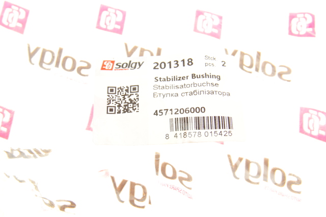 Гумка заднього стабілізатора Solgy 201318