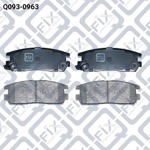 Задні гальмівні колодки Q-fix Q0930963 ціна, від 15.90 USD