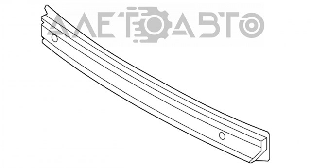 Шина бампера переднього Ford JR3Z17757A ціна, від 82.33 USD