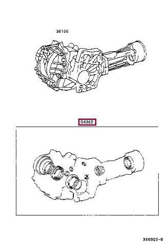 Купити 0436248010 Toyota Ремкомплект роздавальної коробки