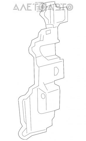 5329333150 Toyota Повітропровід (дефлектор) радіатора, правий
