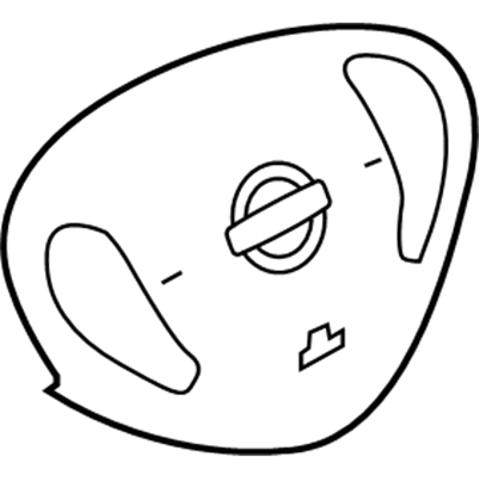 Подушка безпеки, водійська, AIRBAG 985103NF9B Nissan/Infiniti