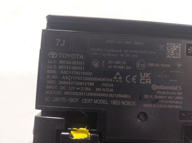  867400D031 Toyota