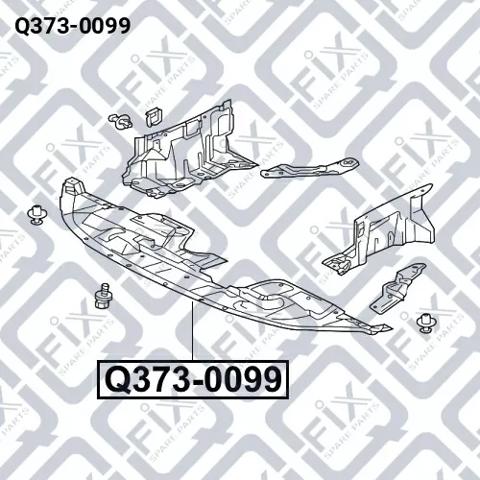 Захист бампера переднього Q-fix Q3730099