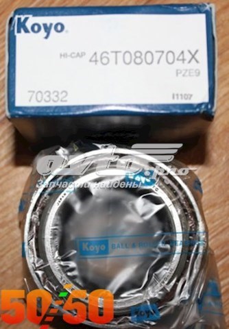 Комплект підшипник маточини передньої Koyo 46T080704X ціна, від 17.24 USD