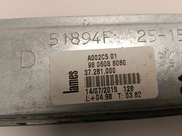 Механізм склопідйомника двері задньої, правої Peugeot/Citroen 9806088080 ціна, від 53.91 USD