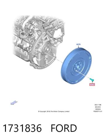 Болт кріплення маховика KOD4051 SeR-Oto