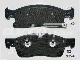 Передні тормозні колодки 171455 Power Stop