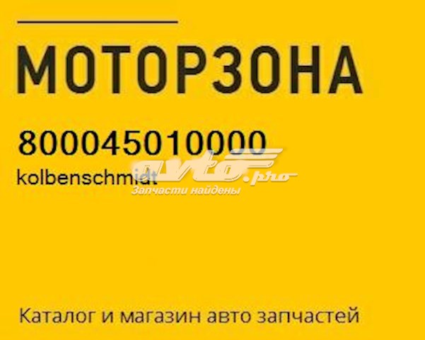 Купити 800045010000 Kolbenschmidt Кільця поршневі на 1 циліндр, STD.