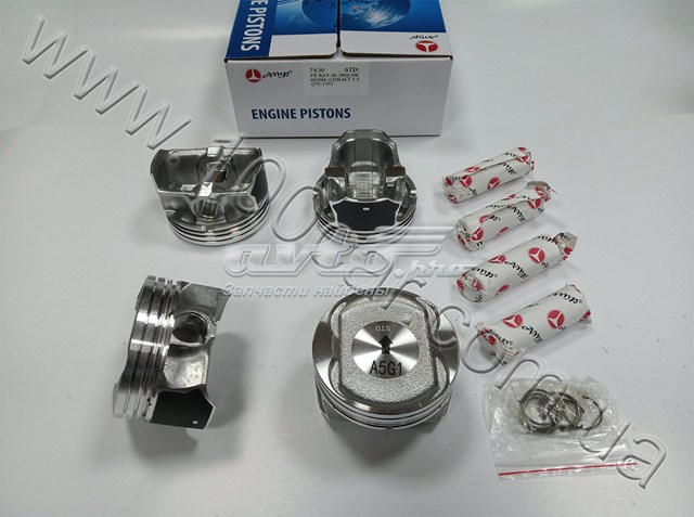 PRRAV495902000SET AMP/Paradowscy Кільця поршневі на 1 циліндр, STD.