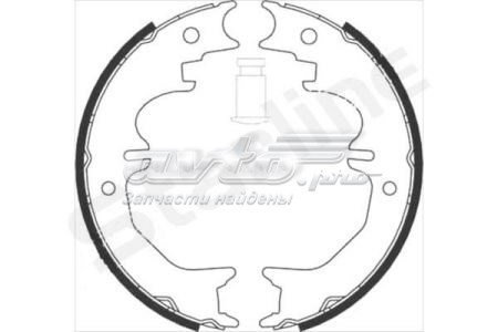Колодки стоянкового гальма Starline BC08850