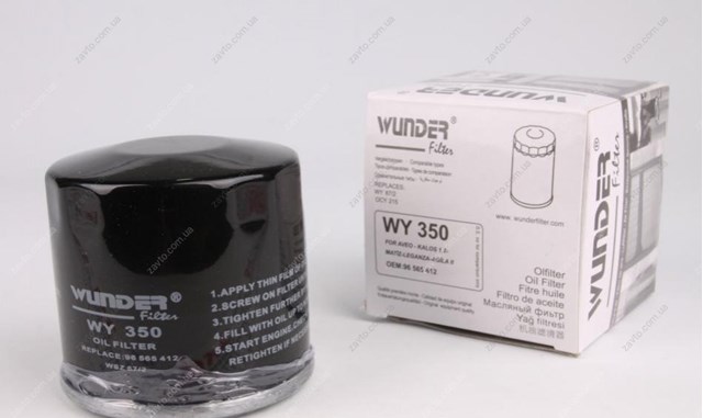 Масляний фільтр двигуна Wunder WY350 ціна, від 3.39 USD
