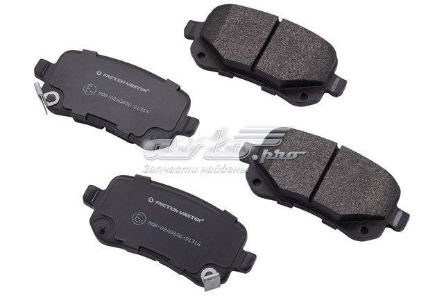 MKD1326 Friction Master Колодки гальмівні задні, дискові