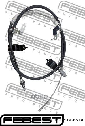 Трос ручного гальма задній, правий 0199PCGDJ150RH Febest