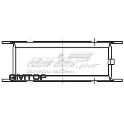 001FL10358000 Mahle Original Вкладиші колінвала, корінні, комплект, стандарт (STD)