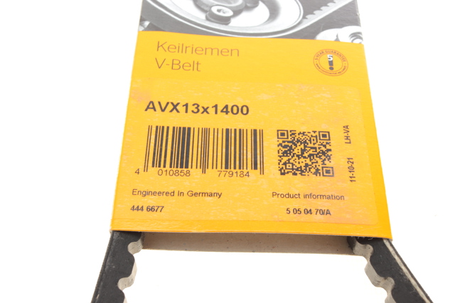 Ремінь генератора AVX13X1400 Continental/Siemens
