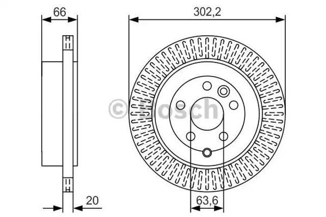 Задні дискові гальма Bosch 0986479U44 ціна, від 43.08 USD