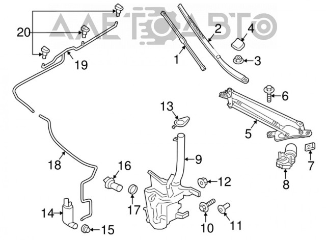  HS7Z17618A Ford