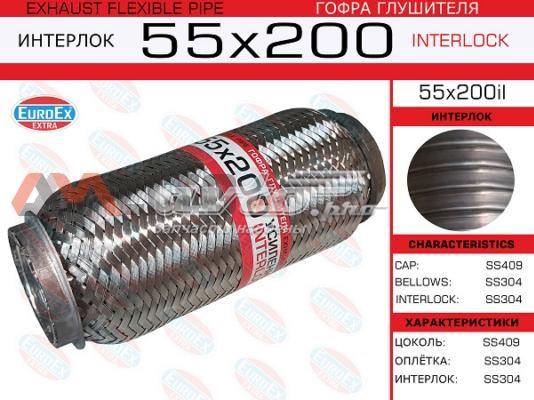 Гофра приймальної труби Euroex 55X200IL ціна, від 19.29 USD
