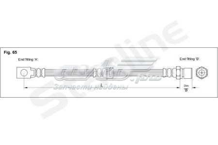 Гальмівні шланги передні HACC1228 Starline