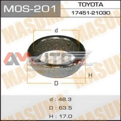 Кільце приймальної труби глушника Masuma MOS201 ціна, від 14.22 USD