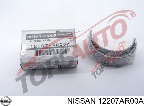 Купити 12207AR00A Nissan/Infiniti Вкладиші колінвала, корінні, комплект, стандарт (STD)