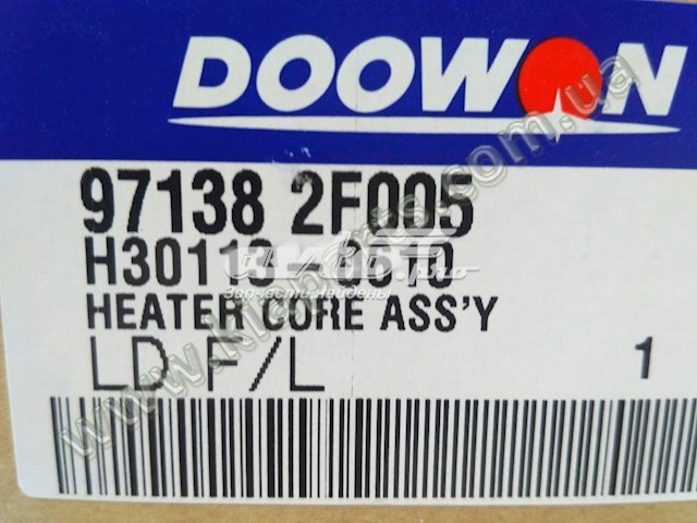 Радіатор обігрівача Doowon H301130610