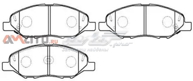 Тормозні колодки HSB HP5267