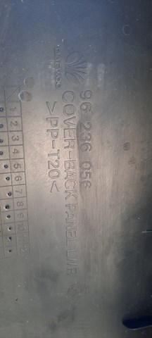TF69Y05602305 ZAZ Облицювання задньої панелі багажника
