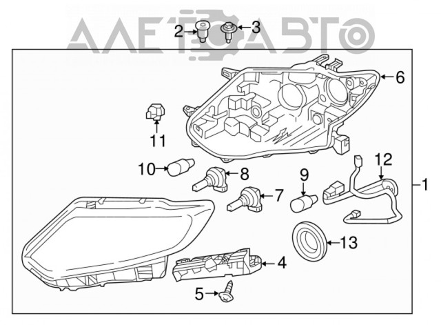 Фари Depo/Loro/Abakus FP5042R3E ціна, від 234.35 USD