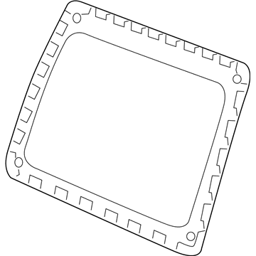 68003726AB Chrysler Стукло багажника, праве
