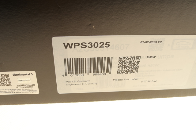 WPS3025 Continental/Siemens Насос охолодження