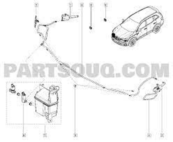  Бачок омивача Renault Koleos 