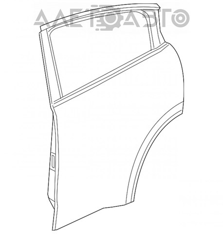 Двері задні Honda 67550T7WA90ZZ ціна, від 683.95 USD