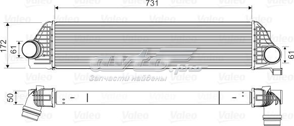 818561 VALEO Охолоджувач наддувочного повітря