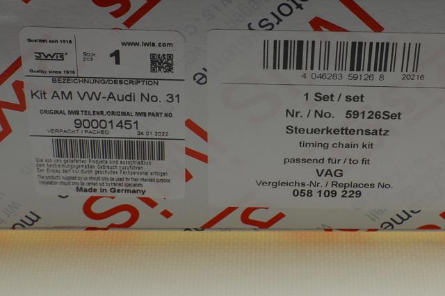 Ланцюг ГРМ, комплект AIC 59126SET ціна, від 170.16 USD