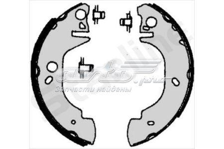 Купити BC06760 Starline Колодки гальмові задні, барабанні