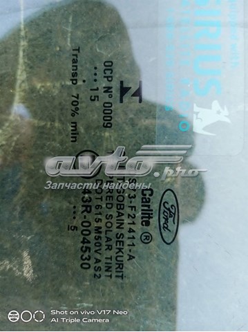 Скло водійських дверей Ford DS73F21411A ціна, від 28.12 USD